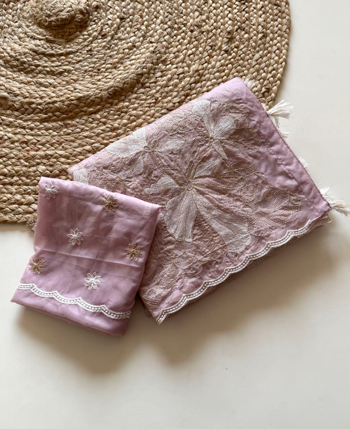 Crystal Silk Party Wear Embroidered Sarees