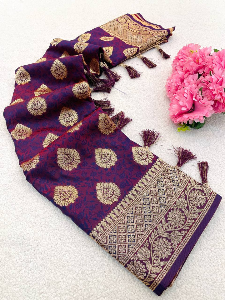 Banarasi Silk Rich Pallu Zari Weaving Sarees