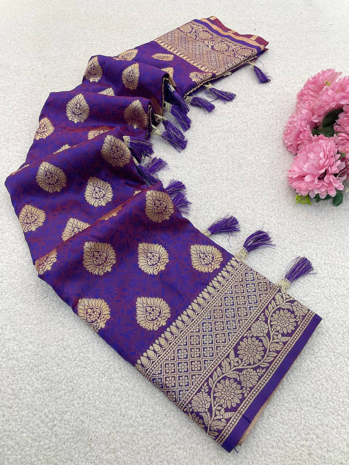Banarasi Silk Rich Pallu Zari Weaving Sarees