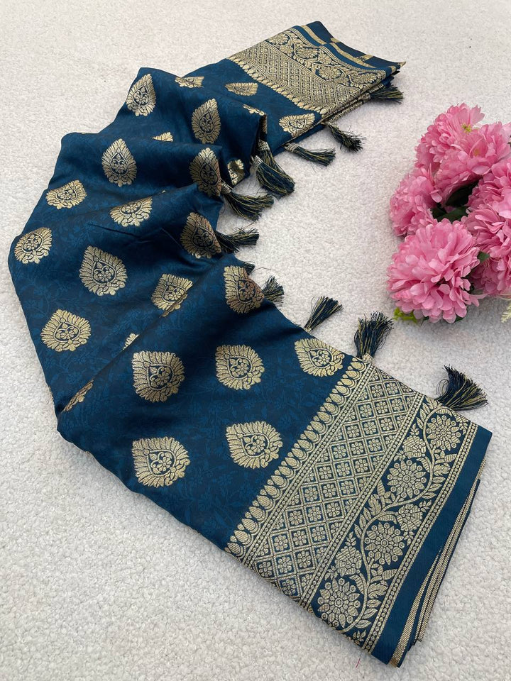 Banarasi Silk Rich Pallu Zari Weaving Sarees