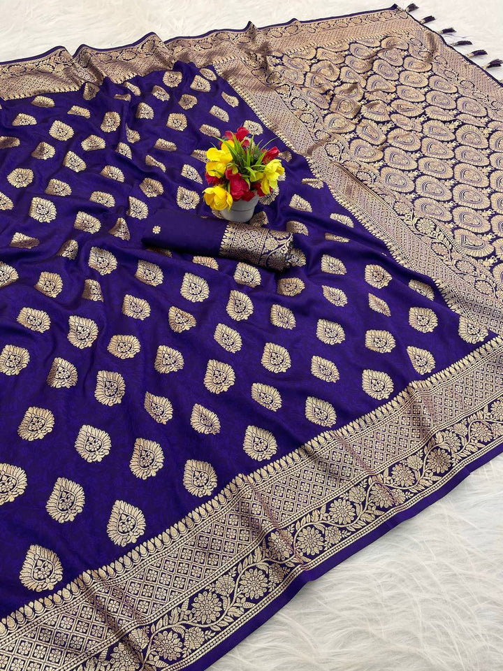 Banarasi Silk Rich Pallu Zari Weaving Sarees
