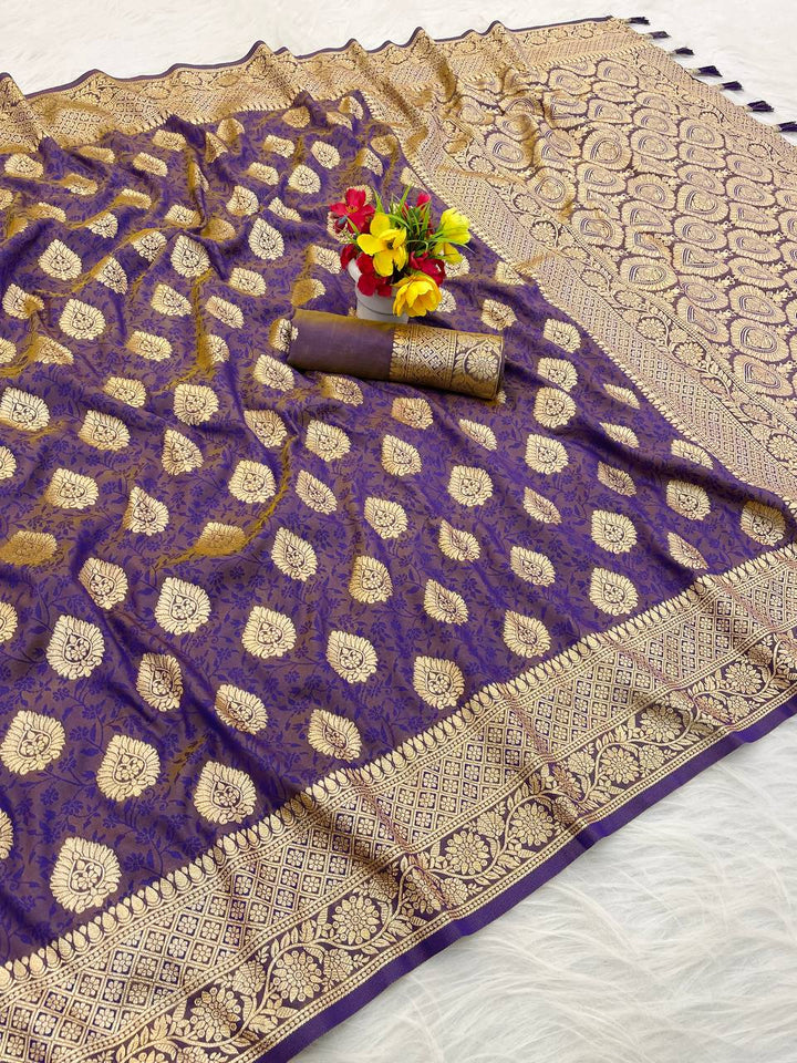 Banarasi Silk Rich Pallu Zari Weaving Sarees