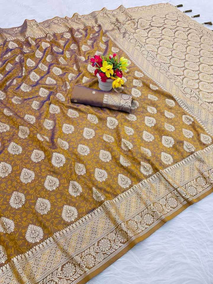 Banarasi Silk Rich Pallu Zari Weaving Sarees